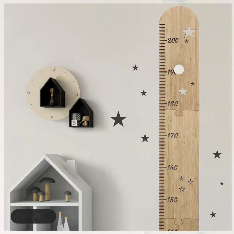 Baby Nursery Vinyl - 5 sayfa İskandinav Ahşap Çocuklar Boy
