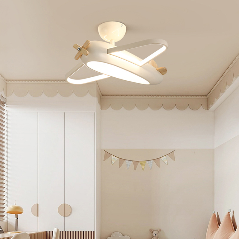 Baby Nursery Decor Boy - Karikatür Uçak Tavan Lambası Yaratıcı Tasarım