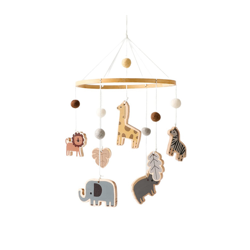 Baby Nursery Neutral - X18A-Bebek Mobili Beşik İçin - Orman