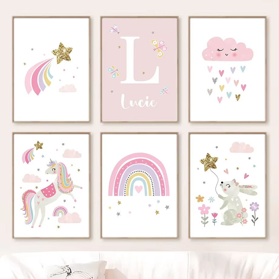 Pembe Unicorn Tavşan Gökkuşağı - Baby Nursery Pink incelemesi ve fiyatı