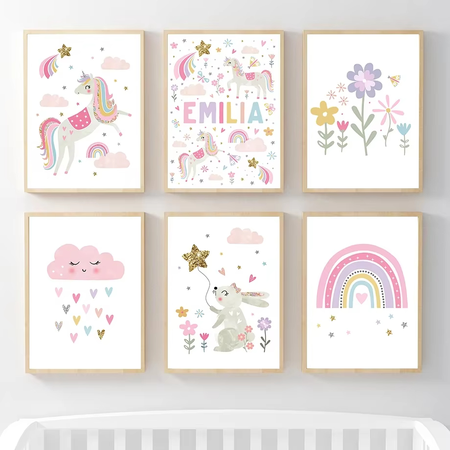Pembe Unicorn Tavşan Gökkuşağı - Baby Nursery Pink incelemesi ve fiyatı