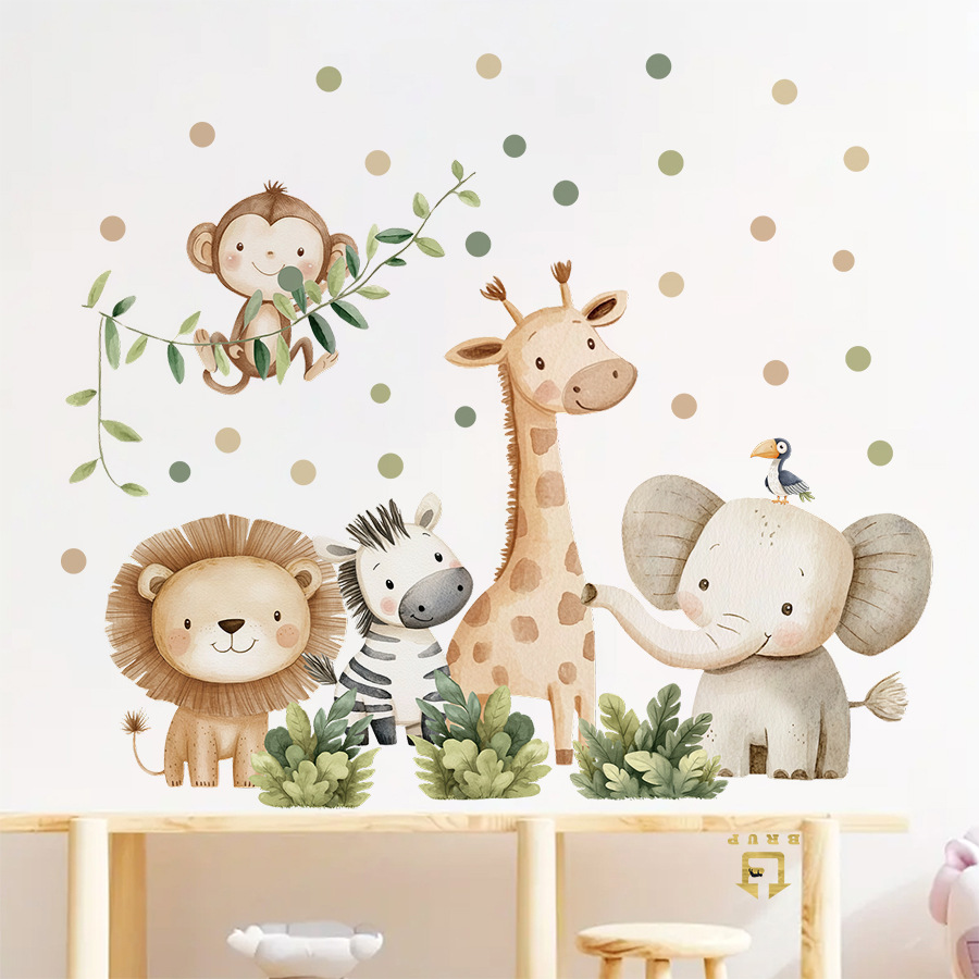 Boho Orman Hayvanları duvar çı - Baby Nursery Decor Boy incelemesi ve fiyatı