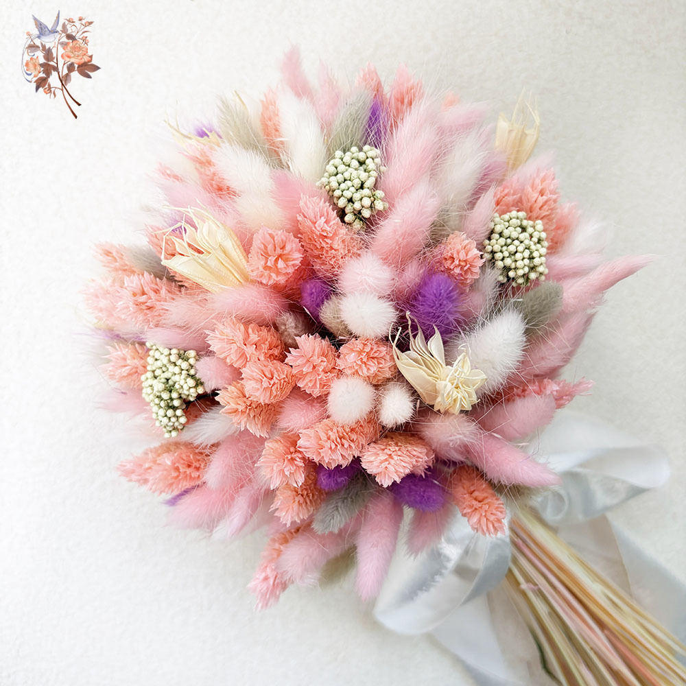 Pembe Kurutulmuş Çiçek Buketi, - Baby Nursery Vase incelemesi ve fiyatı