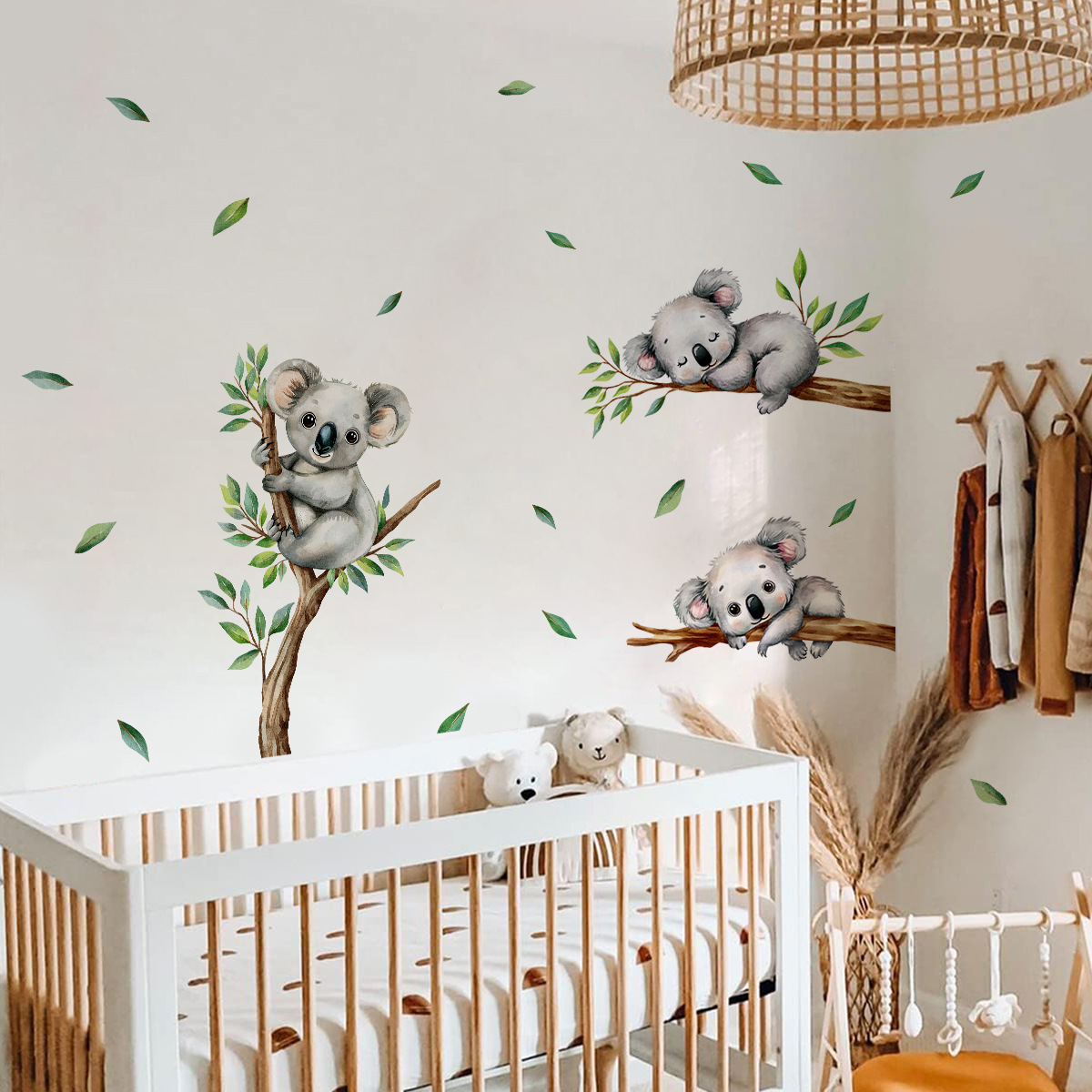 Karikatür Koala Tırmanma Ağacı - Baby Nursery Vinyl incelemesi ve fiyatı