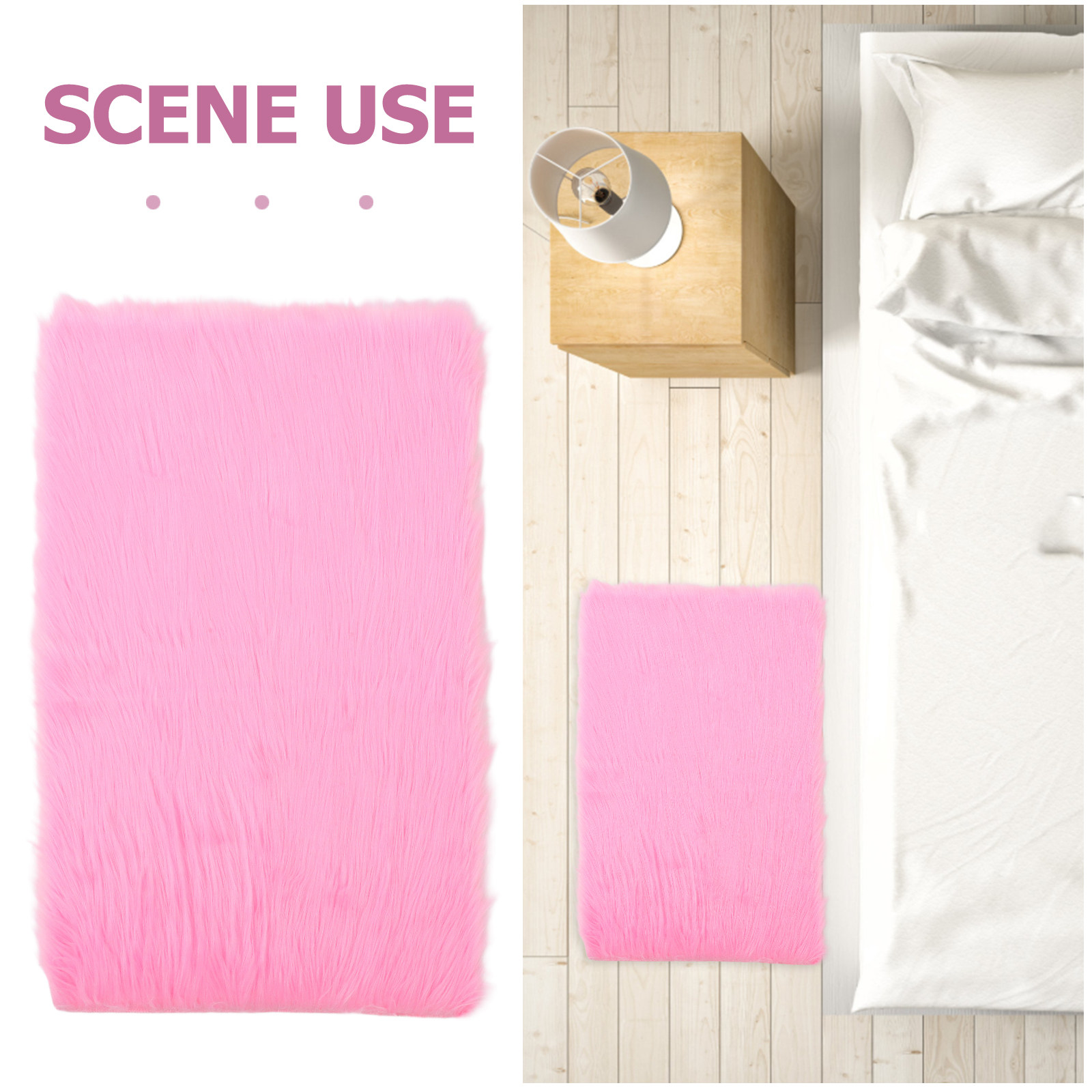 Canlı Pembe, Yumuşak, Sentetik - Soft Rug Nursery incelemesi ve fiyatı