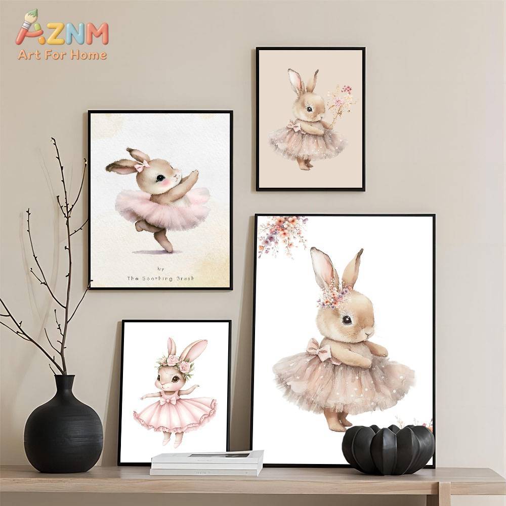 AZNM Suluboya Balerin Tavşan K - Baby Nursery Pink incelemesi ve fiyatı