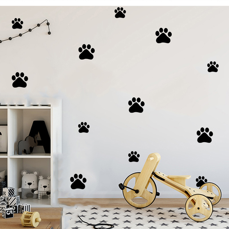 Karikatür köpek kedi yürüyüş p - Baby Nursery Vinyl incelemesi ve fiyatı