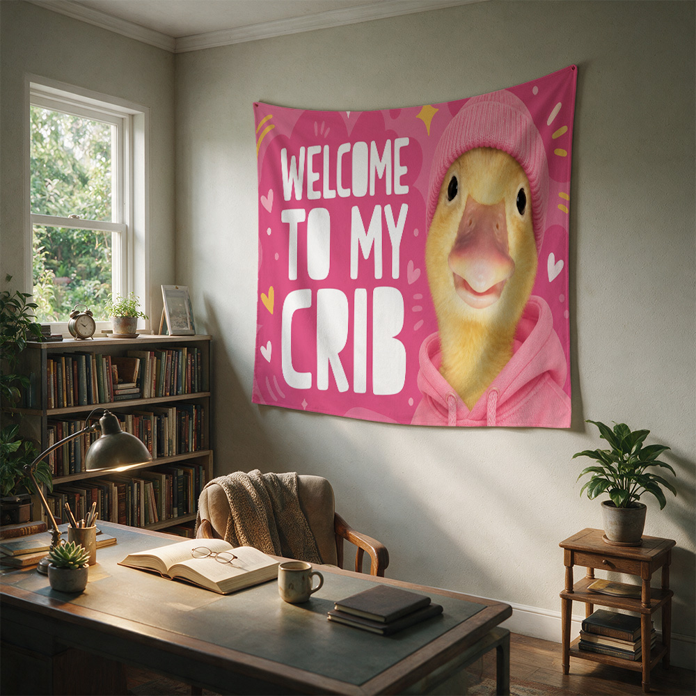 Sevimli Sarı Ördek Desenli Duv - Baby Nursery Pink incelemesi ve fiyatı