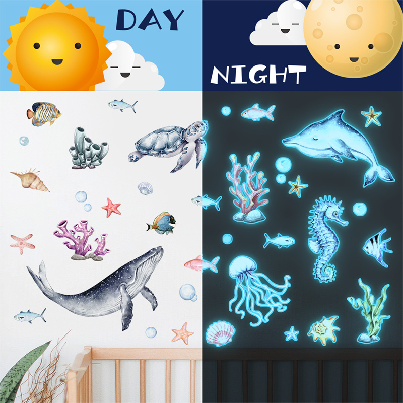 Aydınlık Okyanus Hayvan Duvar  - Baby Nursery Vinyl incelemesi ve fiyatı
