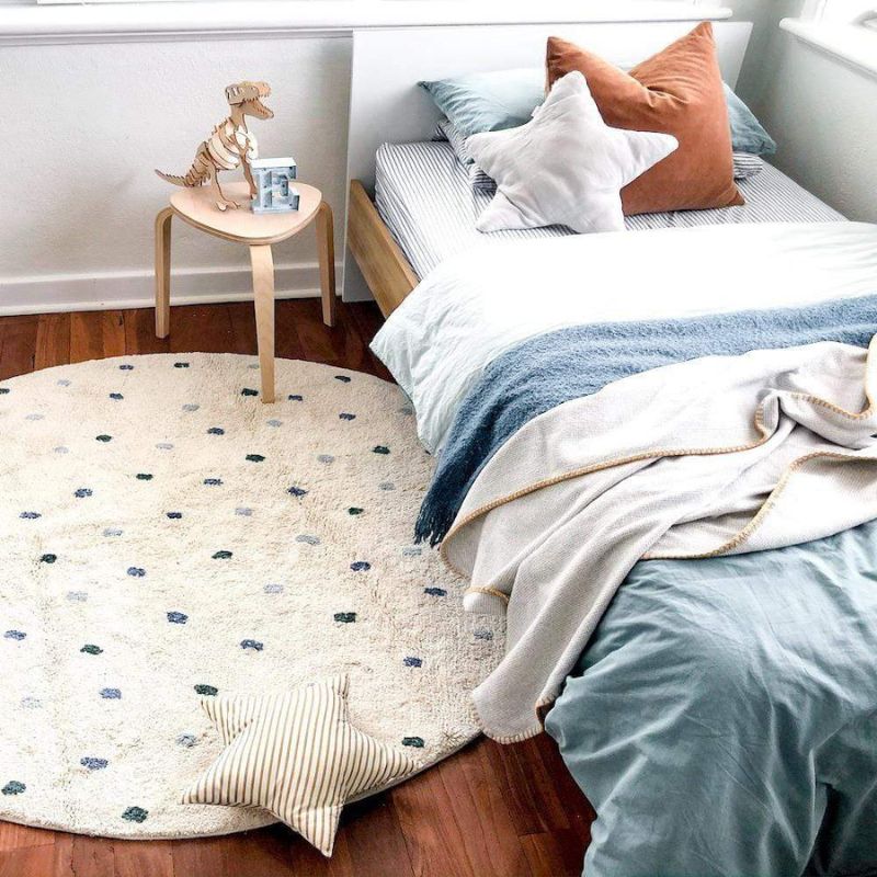 Nokta kabarık halı oturma odas - Soft Rug Nursery incelemesi ve fiyatı