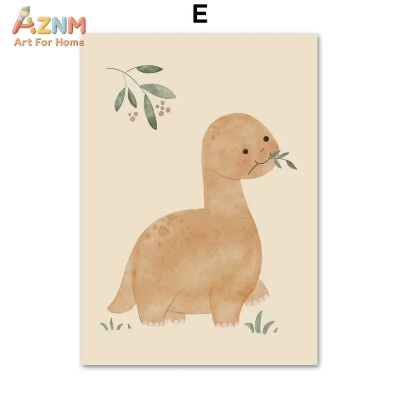 AZNM Nötr Suluboya Dinozor Kan - Baby Nursery Neutral incelemesi ve fiyatı