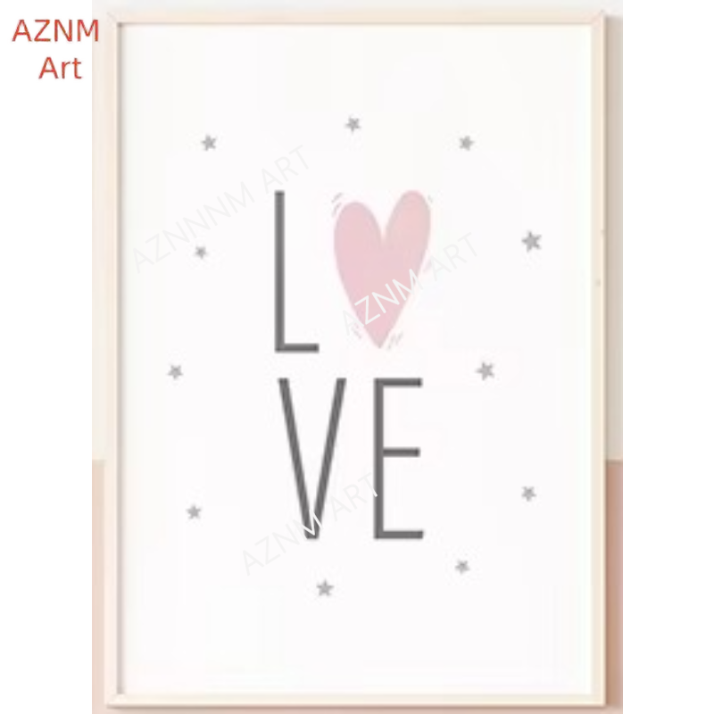 1/3 Adet Sevimli Basit Karikat - Baby Nursery Pink incelemesi ve fiyatı