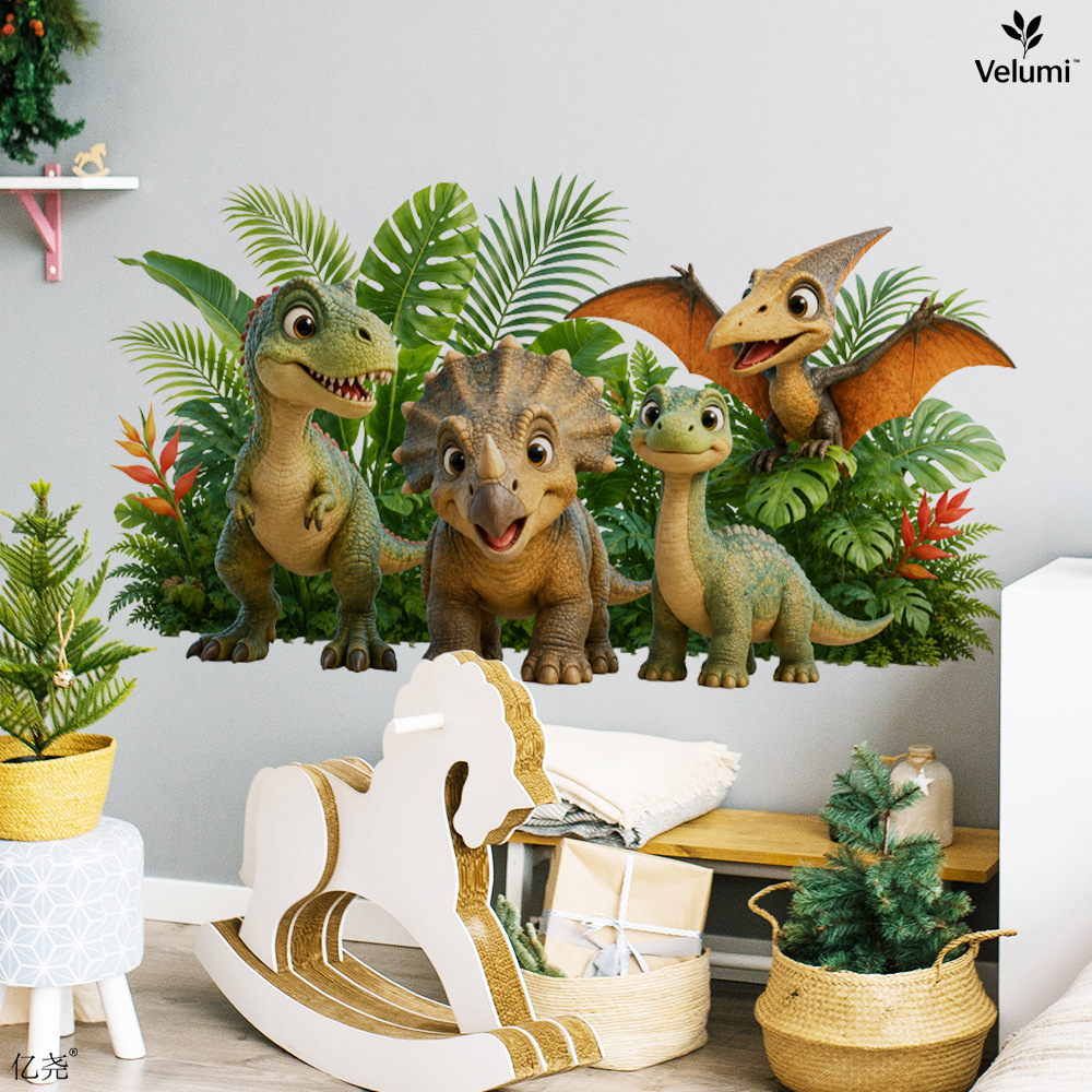 Sevimli 3D Dinozor Duvar Çıkar - Baby Nursery Vinyl incelemesi ve fiyatı