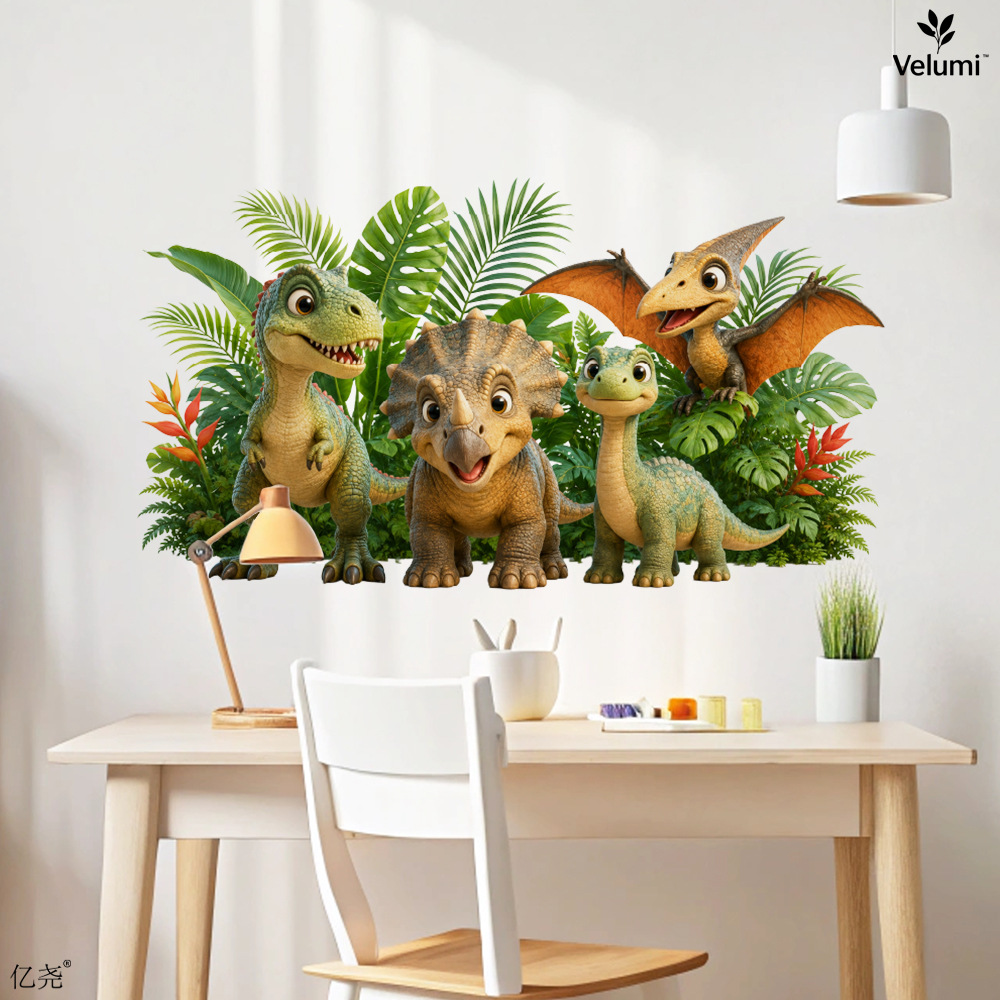 Sevimli 3D Dinozor Duvar Çıkar - Baby Nursery Vinyl incelemesi ve fiyatı